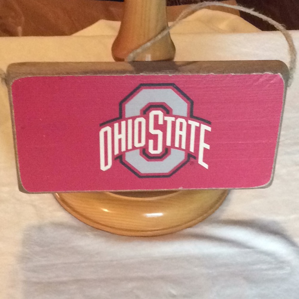 NWT! Ohio State Buckeyes 🏈 Rustic Wooden Plaques